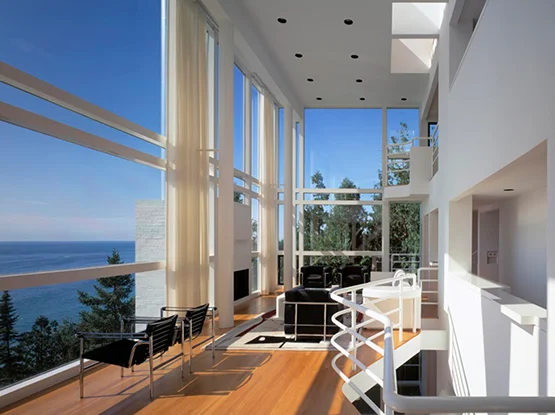 INTERIOR: Casa Douglas. Richard Meier 1973